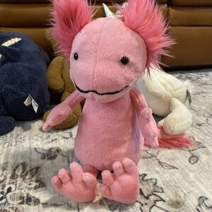 Jellycat Alice Axolotl Plush Stuffed Animal 12" Soft Toy London Kids Gift